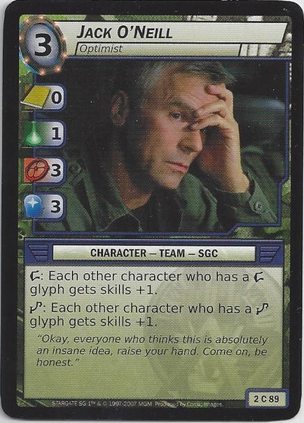 Jack ONeill, Optimist